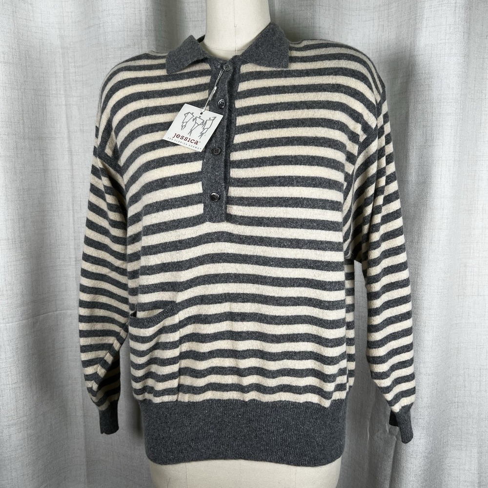 NEW! Vintage Jessica For Florida Adams Sweater Women's Medium Wool Angora Rabbit